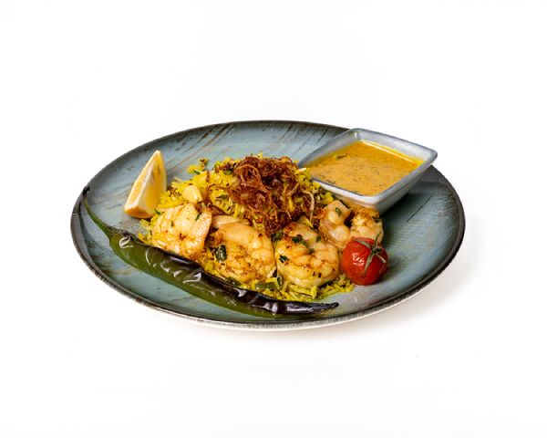 კრევეტების ბირიანი