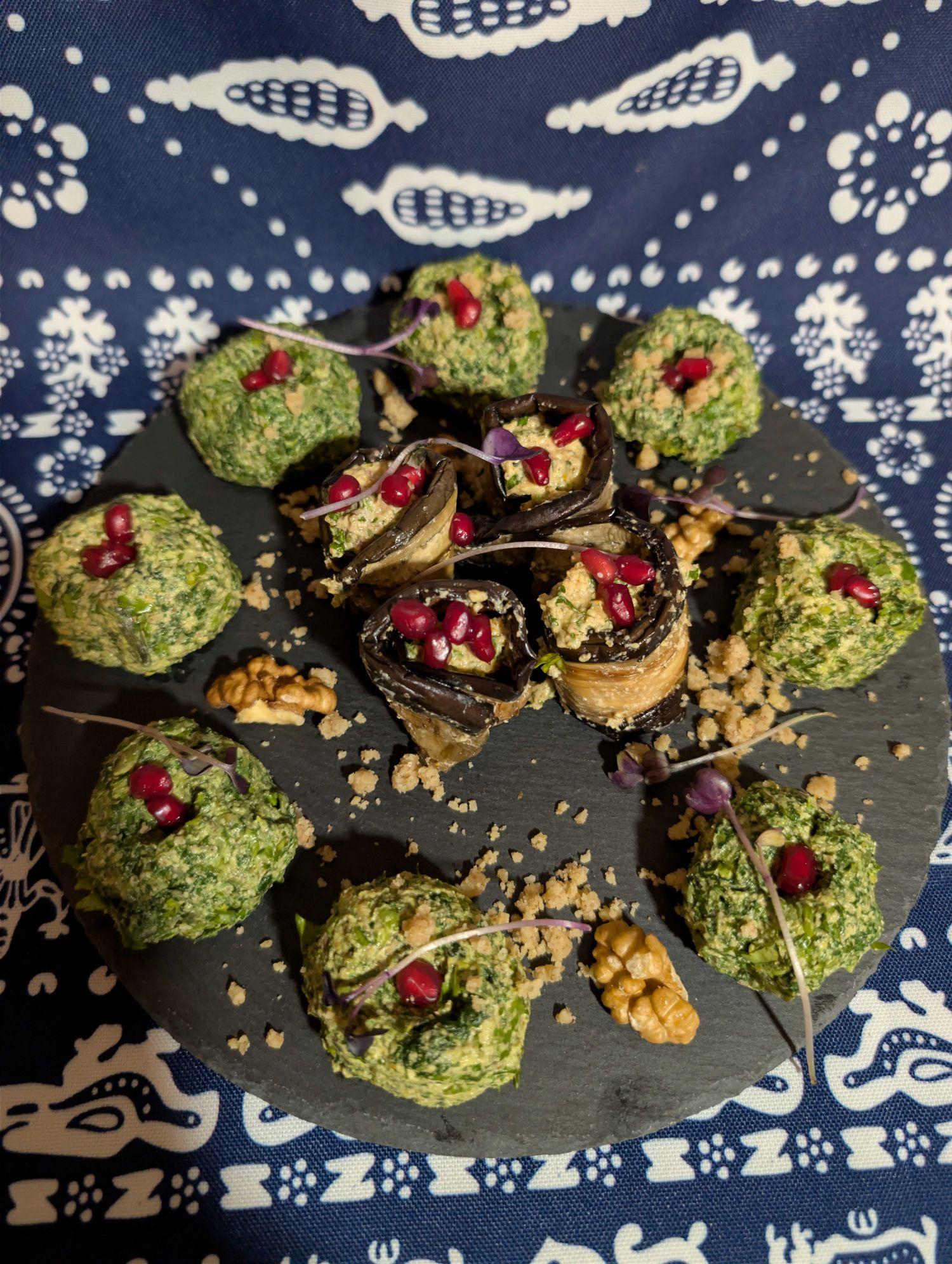 Pkhali platter