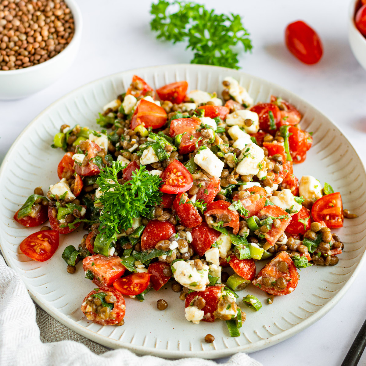 Lentil salad 