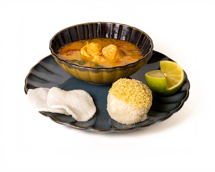 ტაილანდური ტომ-იამი ორაგულით