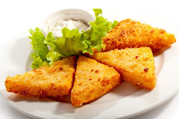 Fried sulguni with Ajika 