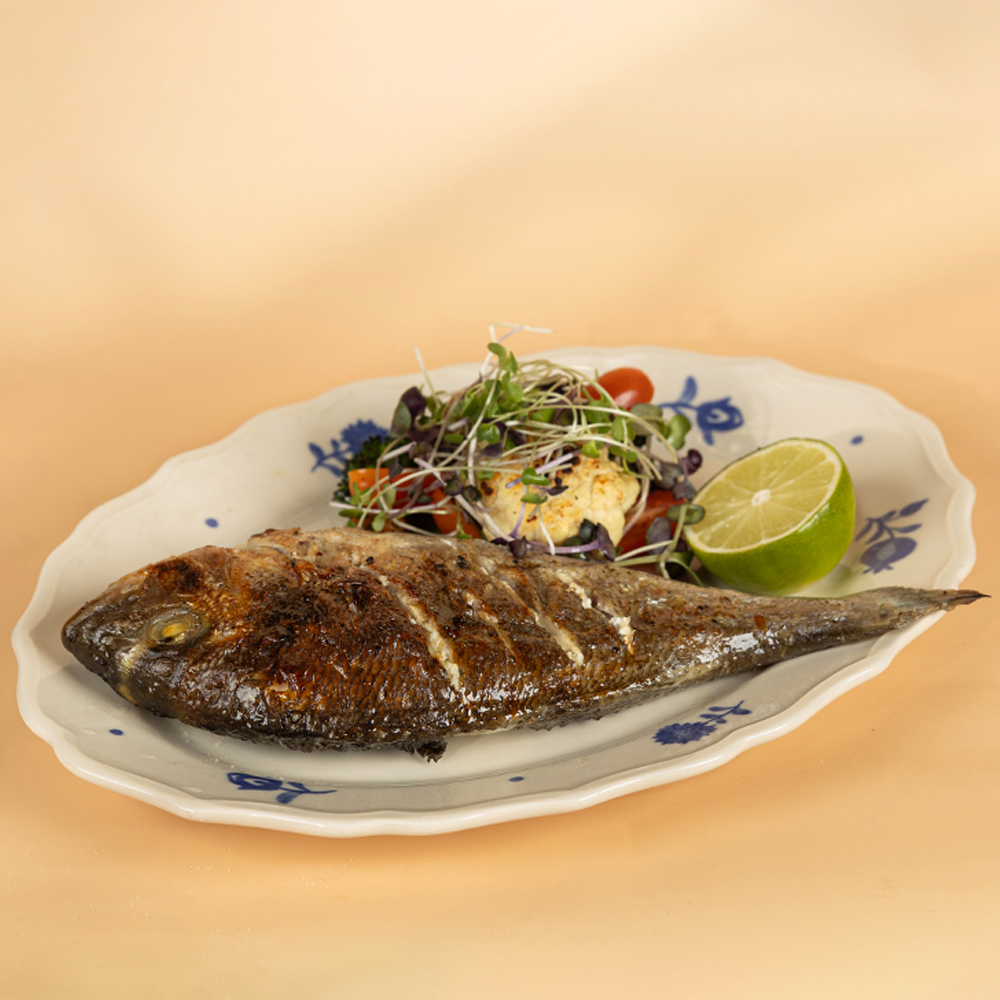 გრილზე მომზადებული ზღვის კარჩხანა