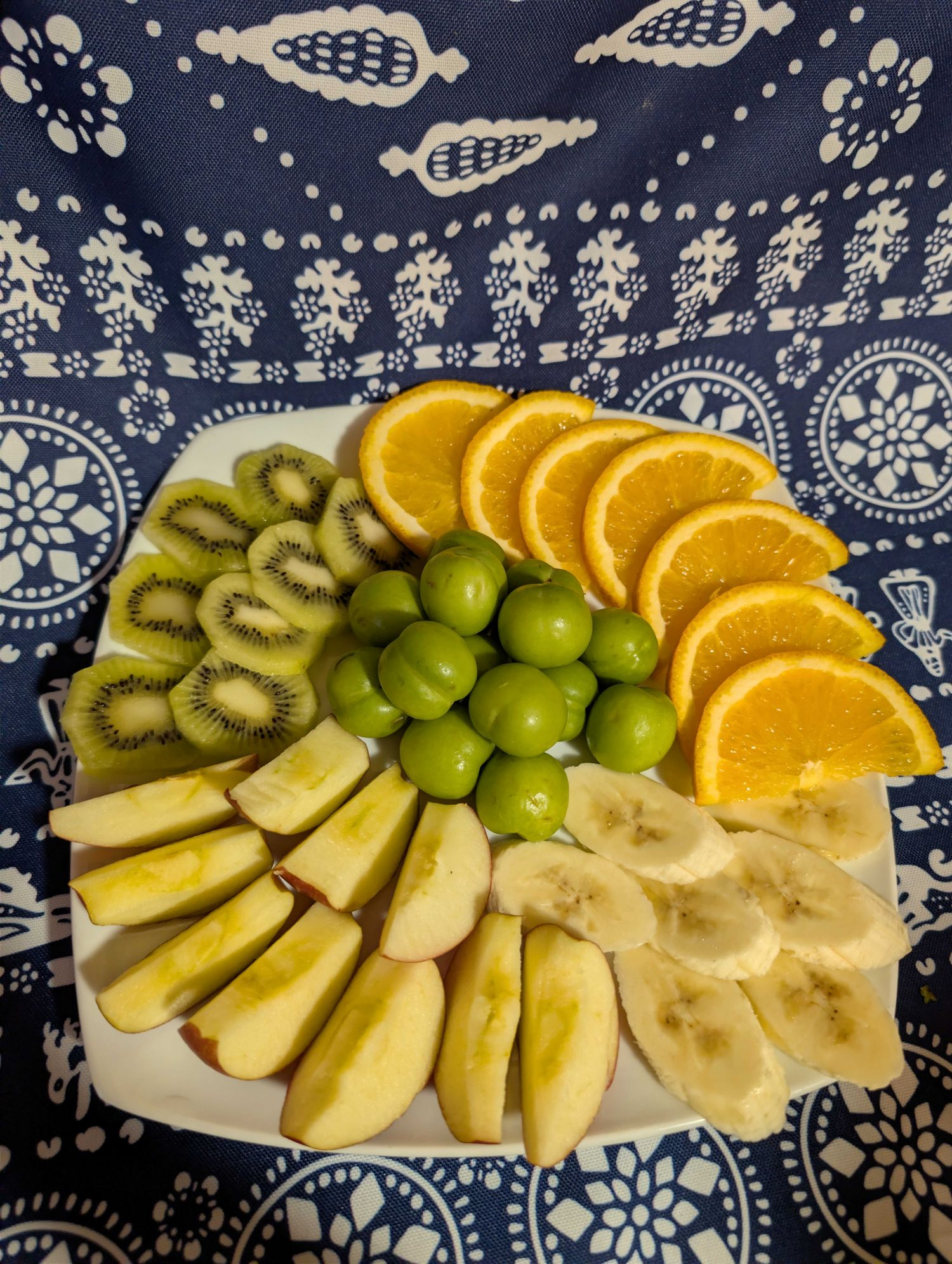 Seasonal fruit platter